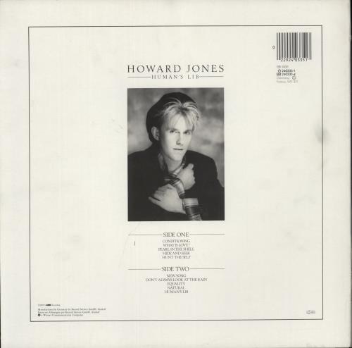 Howard Jones Human's Lib - Prime Cuts sticker vinyl LP album (LP record) German HOWLPHU892307