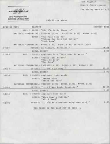 Howard Jones In Concert 2-LP vinyl record set (Double LP Album) US HOW2LIN362296