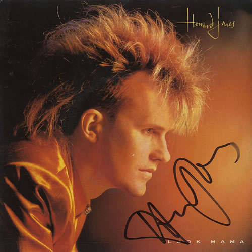 Howard Jones Look Mama - Autographed 7" vinyl single (7 inch record / 45) UK HOW07LO460620