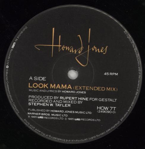 Howard Jones Look Mama 12" vinyl single (12 inch record / Maxi-single) UK HOW12LO30914