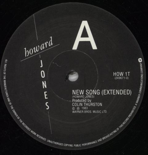 Howard Jones New Song 12" vinyl single (12 inch record / Maxi-single) UK HOW12NE27954