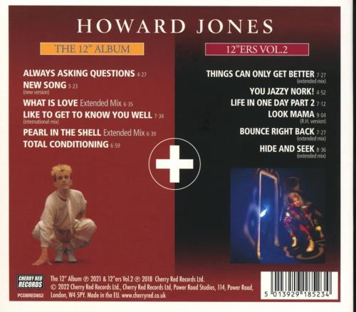 Howard Jones The 12" Album + 12ers Vol.2 - Sealed 2 CD album set (Double CD) UK HOW2CTH788101