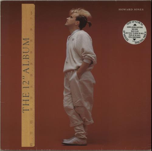 Howard Jones The 12" Album - Hype Stickered Sleeve vinyl LP album (LP record) UK HOWLPTH653049