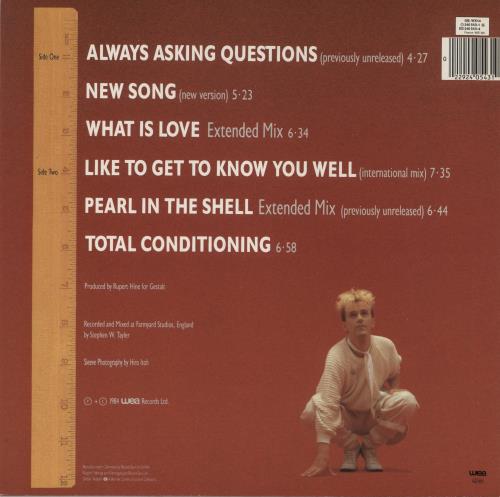 Howard Jones The 12" Album - Hype Stickered Sleeve vinyl LP album (LP record) UK HOWLPTH653049