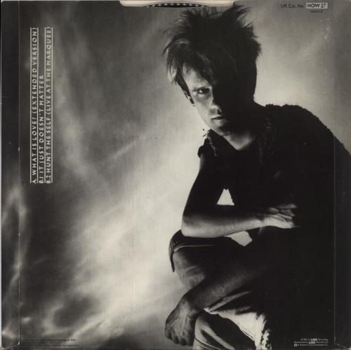Howard Jones What Is Love 12" vinyl single (12 inch record / Maxi-single) UK HOW12WH63101