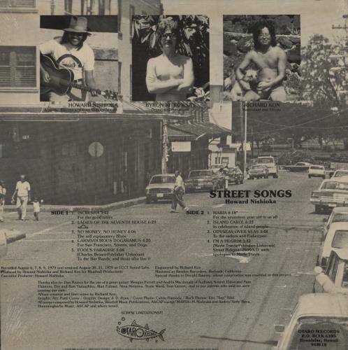 Howard Nishioka Street Songs - Sealed vinyl LP album (LP record) US 831LPST856233
