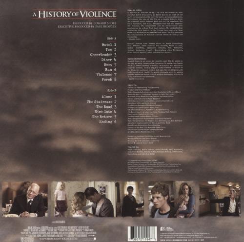 Howard Shore A History Of Violence - 180gm Black & Blue Vinyl vinyl LP album (LP record) UK H41LPAH857954