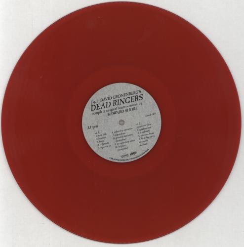 Howard Shore Dead Ringers [Complete Original Score] - 180g - Red Vinyl vinyl LP album (LP record) US H41LPDE857082
