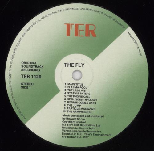 Howard Shore The Fly vinyl LP album (LP record) UK H41LPTH637842