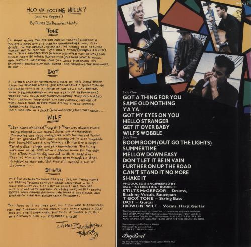 Howlin' Wilf & The Veejays Cry Wilf! vinyl LP album (LP record) UK HXWLPCR595781