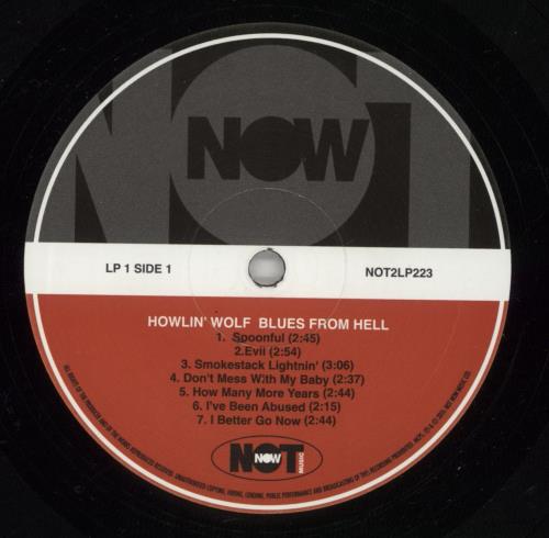 Howlin' Wolf Blues From Hell 2-LP vinyl record set (Double LP Album) UK HWO2LBL803505