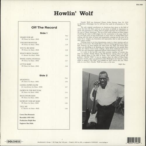 Howlin' Wolf Howlin' Wolf vinyl LP album (LP record) UK HWOLPHO873180