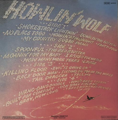 Howlin' Wolf Howlin' Wolf 2-LP vinyl record set (Double LP Album) French HWO2LHO879363