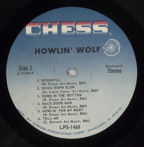 Howlin' Wolf Howlin' Wolf vinyl LP album (LP record) US HWOLPHO889500