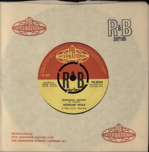 Howlin' Wolf Smokestack Lightnin' - VG+ 7" vinyl single (7 inch record / 45) UK HWO07SM782851