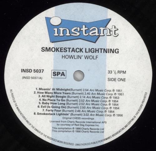 Howlin' Wolf Smokestack Lightning 2-LP vinyl record set (Double LP Album) UK HWO2LSM542382