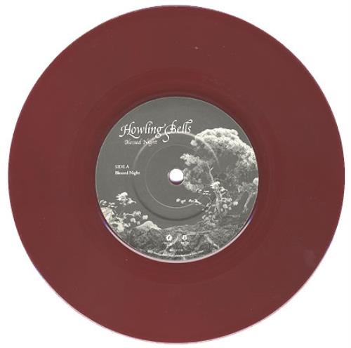 Howling Bells Blessed Night - Maroon Vinyl 7" vinyl single (7 inch record / 45) UK HB707BL357545