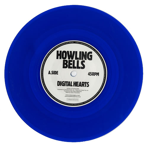 Howling Bells Digital Hearts 7" vinyl single (7 inch record / 45) UK HB707DI469574