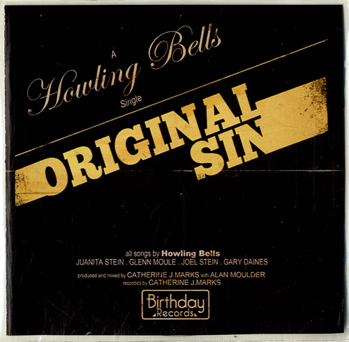 Howling Bells Original Sin CD-R acetate UK HB7CROR631084