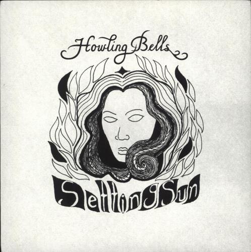 Howling Bells Setting Sun - White vinyl 7" vinyl single (7 inch record / 45) UK HB707SE373402