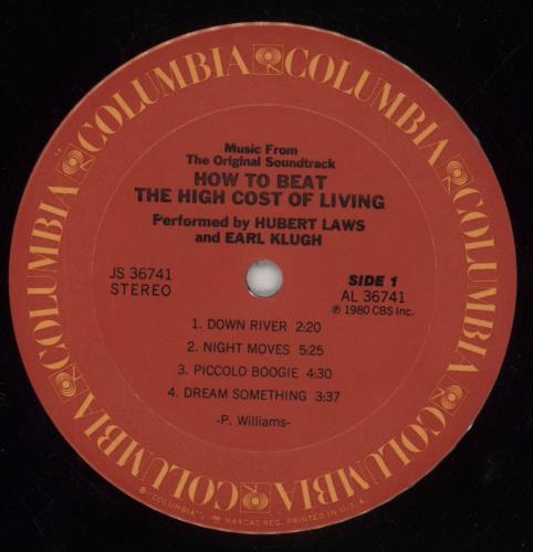 Hubert Laws How To Beat The High Cost Of Living vinyl LP album (LP record) US HLALPHO854990