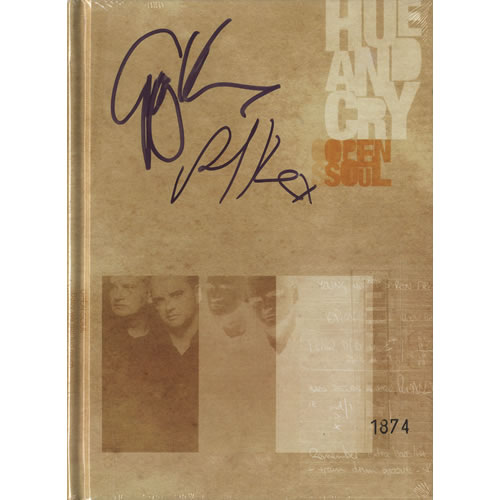 Hue & Cry Open Soul - Autographed CD album (CDLP) UK HUECDOP445140