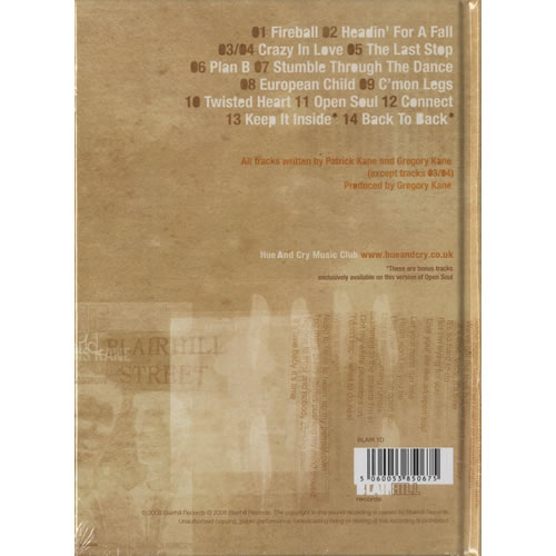 Hue & Cry Open Soul - Autographed CD album (CDLP) UK HUECDOP445140