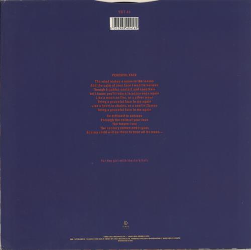 Hue & Cry Peaceful Face 12" vinyl single (12 inch record / Maxi-single) UK HUE12PE108637