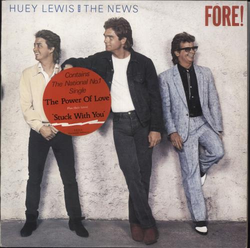 Huey Lewis & The News Fore! vinyl LP album (LP record) Australian HLNLPFO737617