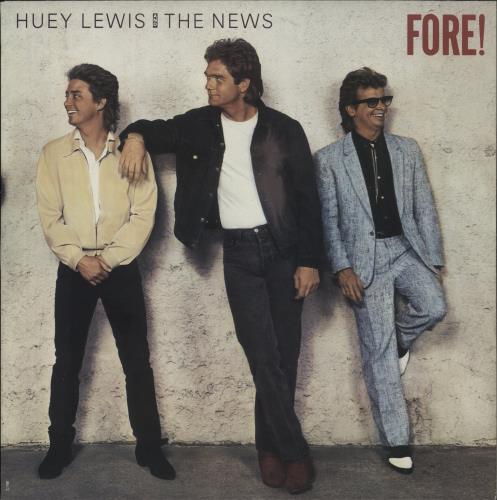 Huey Lewis & The News Fore! vinyl LP album (LP record) Australian HLNLPFO866254