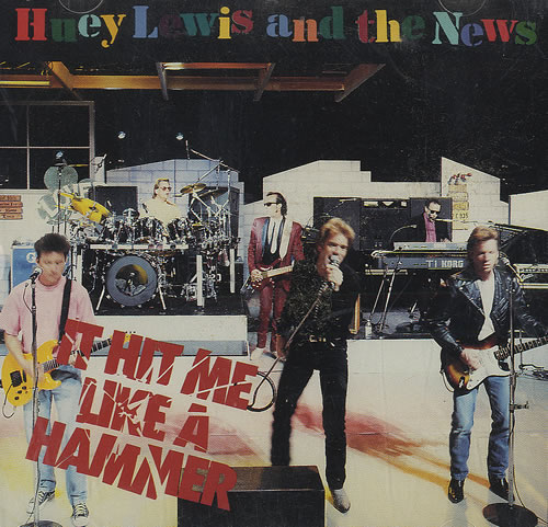 Huey Lewis & The News It Hit Me Like A Hammer CD single (CD5 / 5") US HLNC5IT297364