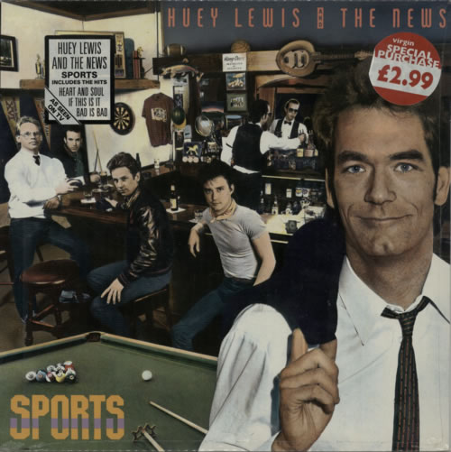 Huey Lewis & The News Sports - Sealed vinyl LP album (LP record) UK HLNLPSP621577