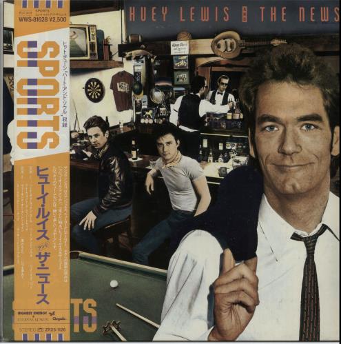 Huey Lewis & The News Sports vinyl LP album (LP record) Japanese HLNLPSP651431