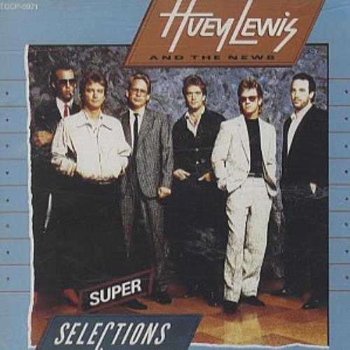 Huey Lewis & The News Super Selections CD album (CDLP) Japanese HLNCDSU338666