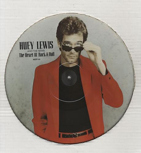Huey Lewis & The News The Heart Of Rock & Roll 12" vinyl picture disc (12 inch picture record) UK HLN2PTH101974