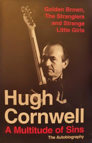 Hugh Cornwell A Multitude of Sins - Autographed book UK HUGBKAM766631