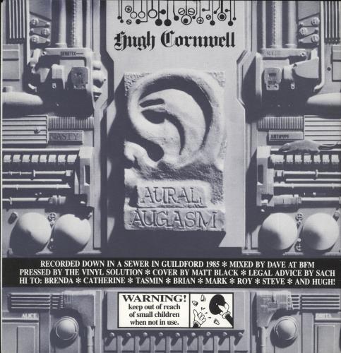 Hugh Cornwell Aural Augasm - Interview 7" vinyl single (7 inch record / 45) UK HUG07AU706551