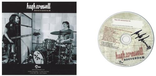 Hugh Cornwell Hooverdam - Autographed & Numbered CD-R acetate UK HUGCRHO473936