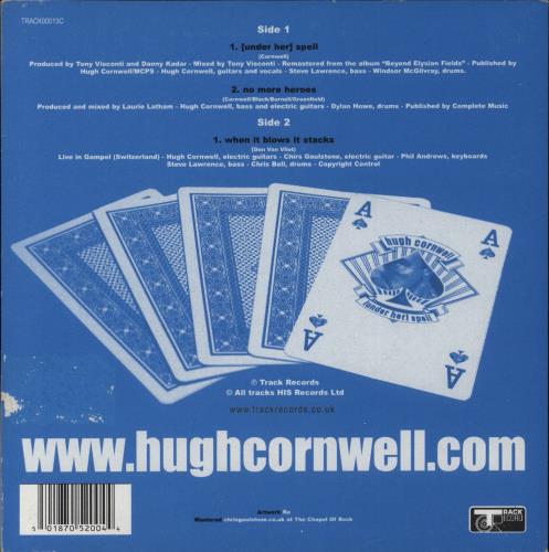 Hugh Cornwell Spell (Under Her) 7" vinyl single (7 inch record / 45) UK HUG07SP885980