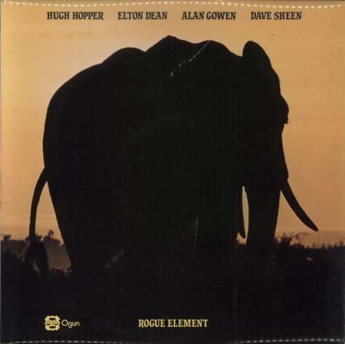 Hugh Hopper Rogue Element - VG+ vinyl LP album (LP record) UK HHHLPRO857312