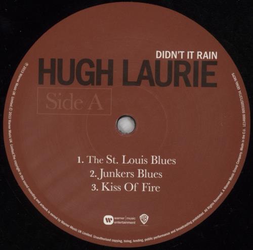 Hugh Laurie Didn't It Rain 2-LP vinyl record set (Double LP Album) UK HVO2LDI821559