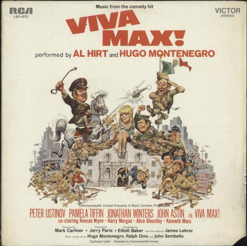 Hugo Montenegro Music From The Comedy Hit Viva Max! vinyl LP album (LP record) US HGOLPMU496718