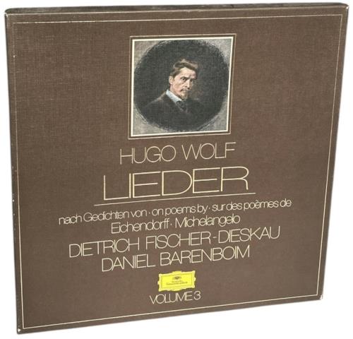 Hugo Wolf Wolf: Lieder (Nach Gedichten Von Eichendorff � Michelangelo) - Volume 3 vinyl LP album (LP record) UK HV9LPWO879669