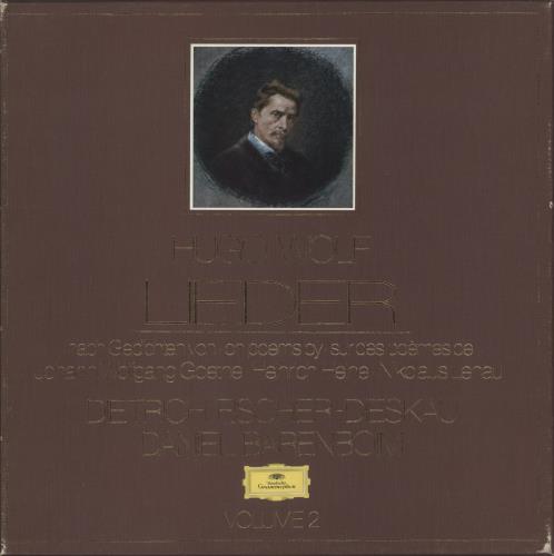 Hugo Wolf Wolf: Lieder (Nach Gedichten Von Johann Wolfgang Goethe � Heinrich Heine � Nikolaus Lenau) - Volume Vinyl Box Set German HV9VXWO880039