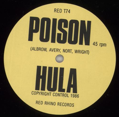 Hula Poison 12" vinyl single (12 inch record / Maxi-single) UK HCV12PO557528