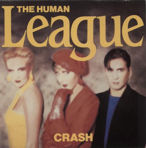 Human League Crash vinyl LP album (LP record) UK HUMLPCR238225