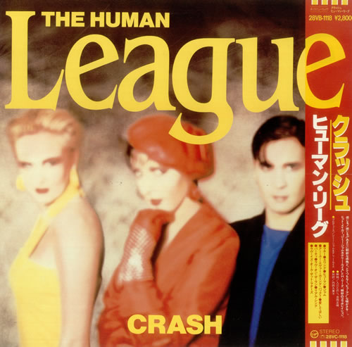 Human League Crash vinyl LP album (LP record) Japanese HUMLPCR438097
