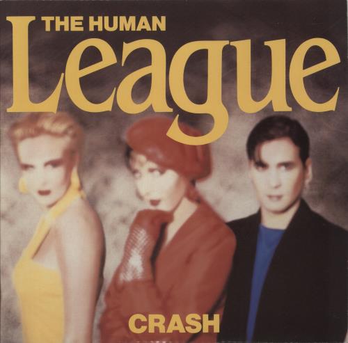 Human League Crash vinyl LP album (LP record) German HUMLPCR799362
