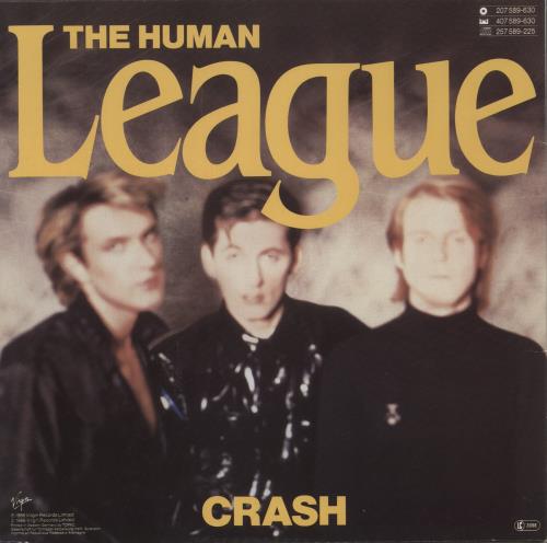 Human League Crash vinyl LP album (LP record) German HUMLPCR799362