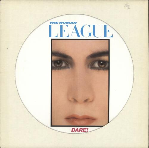 Human League Dare! - White picture disc LP (vinyl picture disc album) UK HUMPDDA08607